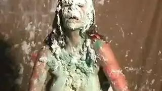 بورن خارجي علني: عاهرة آسيوية تركب مثل محترفة