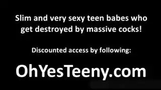 فتاة صغيرة كبيرة الصدر تتعرض لعمل شرج قاسي